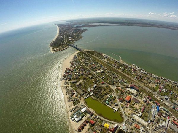 Фотографія курорту Затока з висоти пташиного польоту